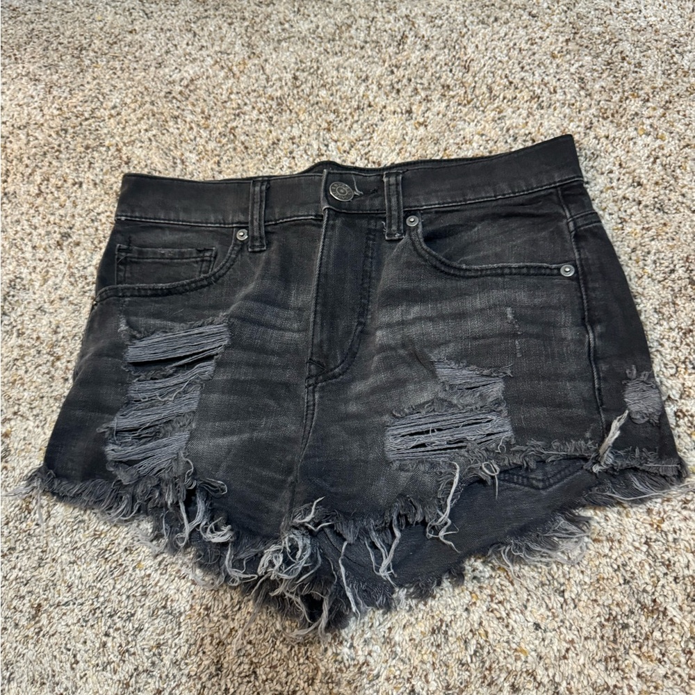 Express black Jean shorts size 4